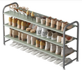 1. INGIORDAR 3-Tier Metal Shoe Rack Organizer Holds 18 Pairs