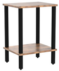 TUTOTAK End Tables Set of 2 Two Tier Storage